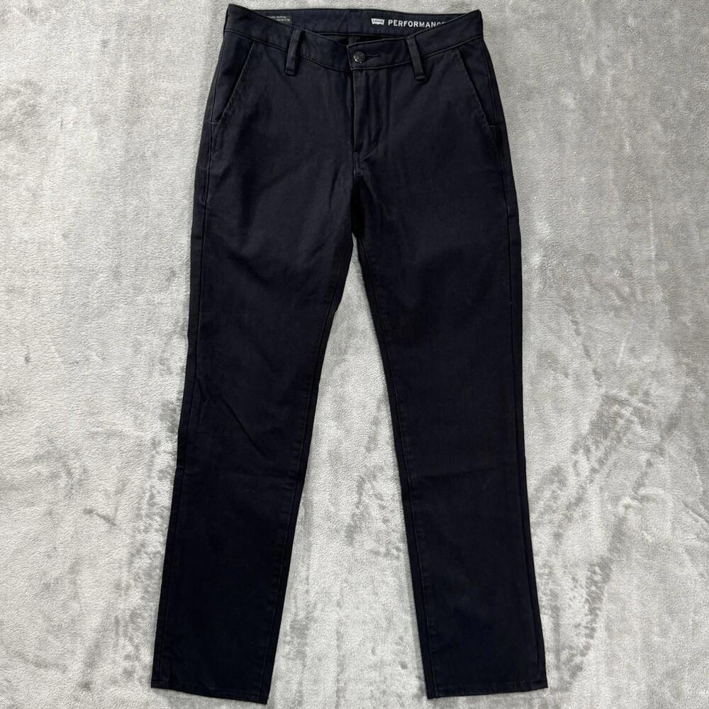 Levis Pants Mens 30x30 Performance Premium Water Repellent Black Tech Chino